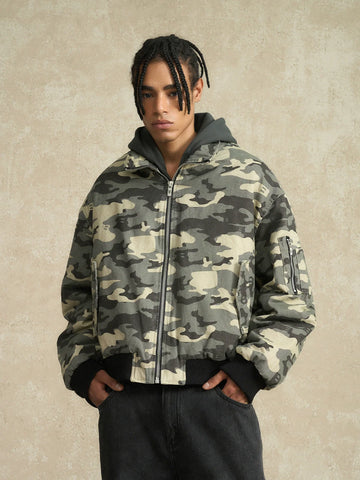 Camo Bomber Jacket