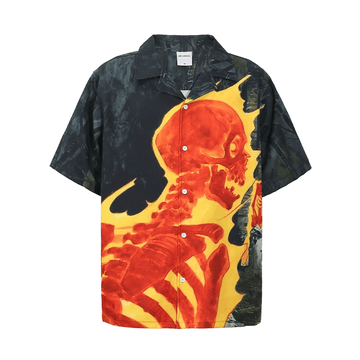 Burned Alive Button Down