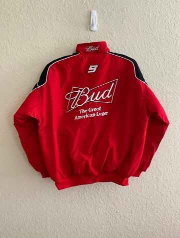 Real Retro World - RARE Vintage F1 Embroidered Racing Jacket