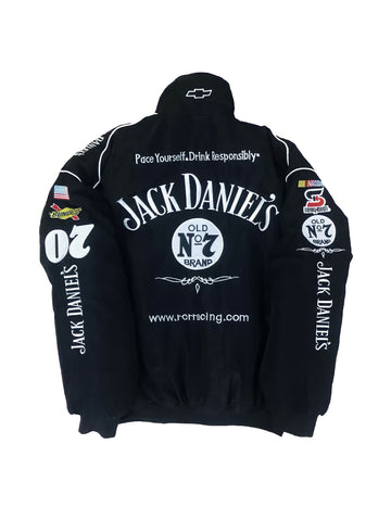 Real Retro World - RARE Vintage  F1 Embroidered Racing Jacket